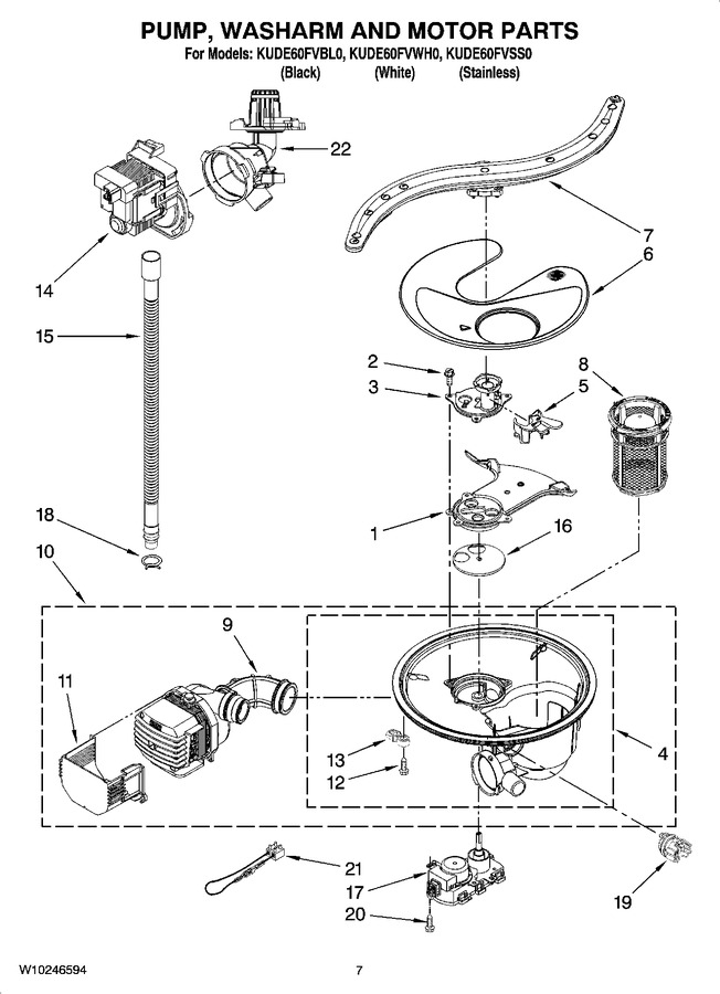 Diagram for KUDE60FVWH0