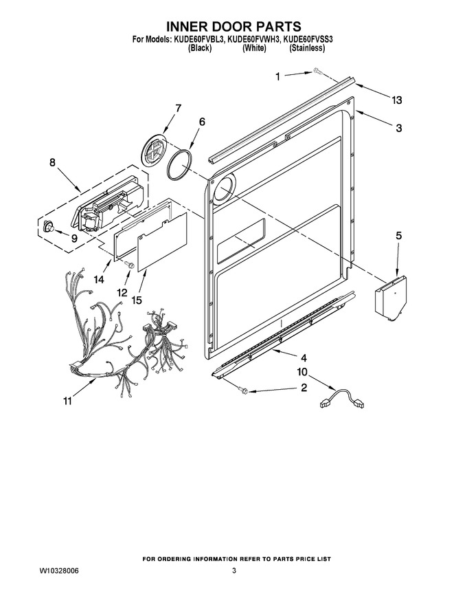 Diagram for KUDE60FVWH3