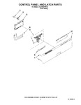 Diagram for 02 - Control Panel And Latch Parts