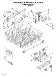 Diagram for 09 - Upper Rack And Track Parts