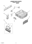 Diagram for 10 - Lower Rack Parts