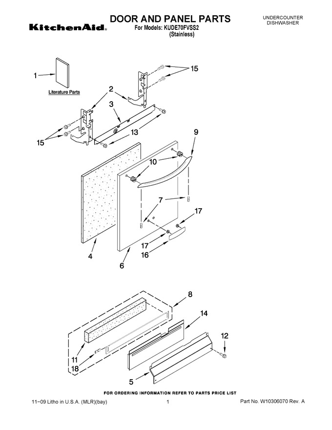 Diagram for KUDE70FVSS2