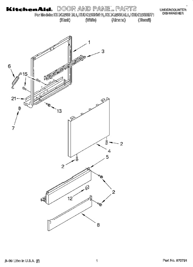 Diagram for KUDG25SHBL1