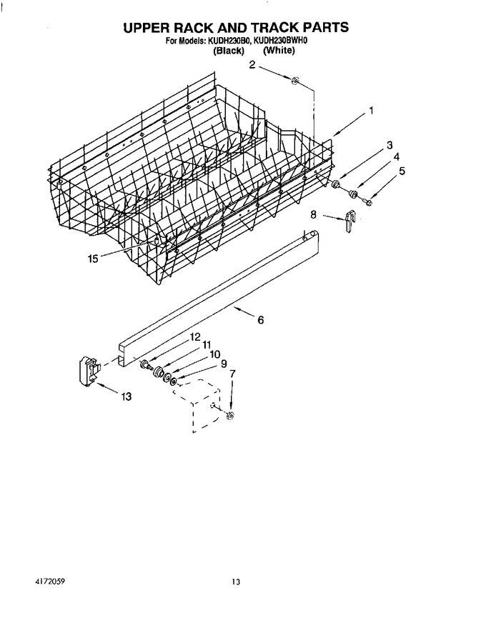 Diagram for KUDH230BWH0