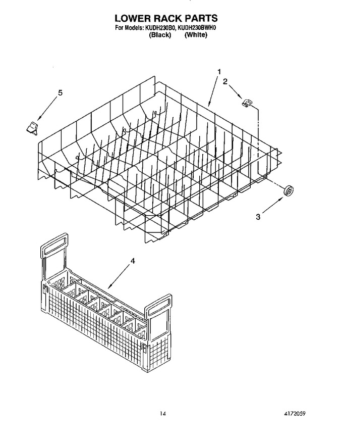 Diagram for KUDH230BWH0
