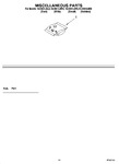 Diagram for 12 - Miscellaneous Parts Optional Parts (not Included)