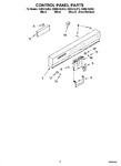 Diagram for 02 - Control Panel Parts