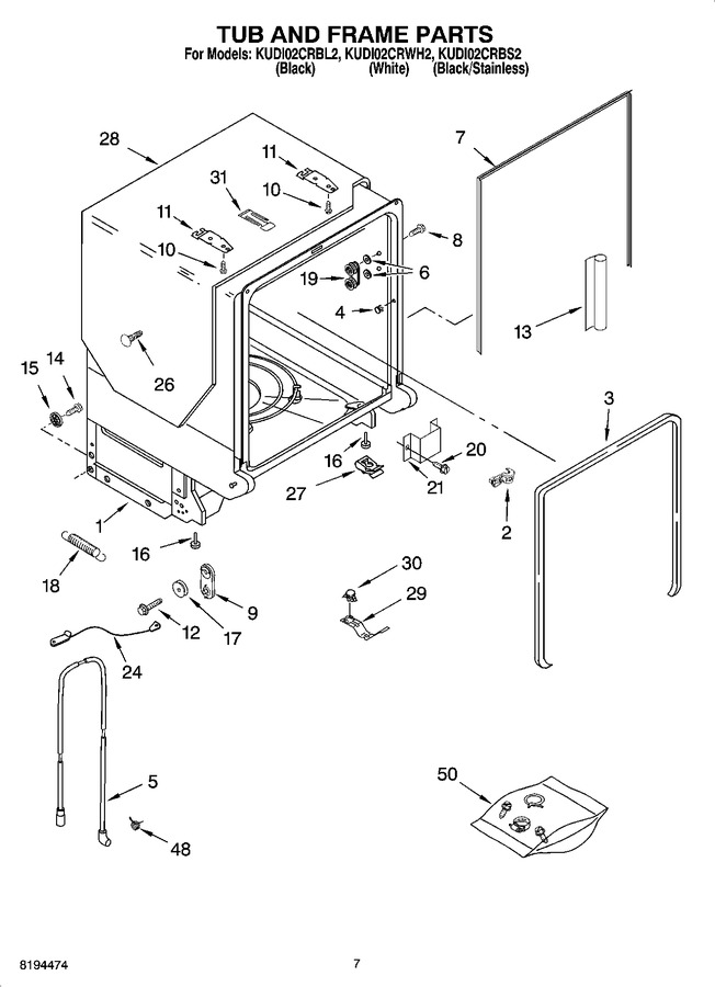 Diagram for KUDI02CRWH2
