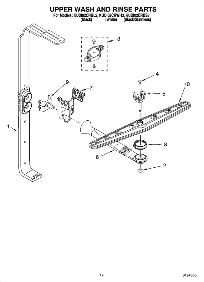 Diagram for KUDI02CRWH3