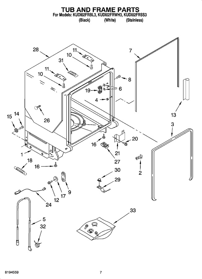Diagram for KUDI02FRWH3