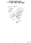 Diagram for 02 - Control Panel Parts