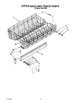 Diagram for 11 - Upper Rack And Track
