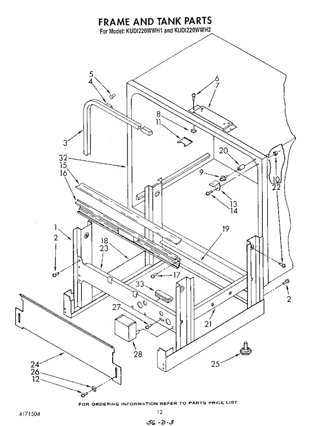 Diagram for KUDI220WWH1