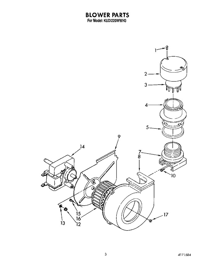 Diagram for KUDI220WWH3