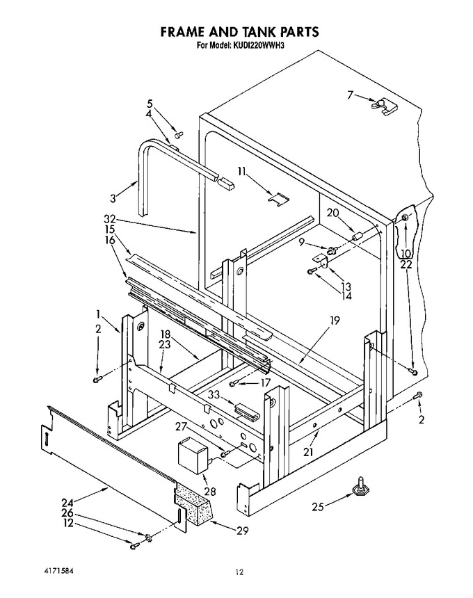Diagram for KUDI220WWH3