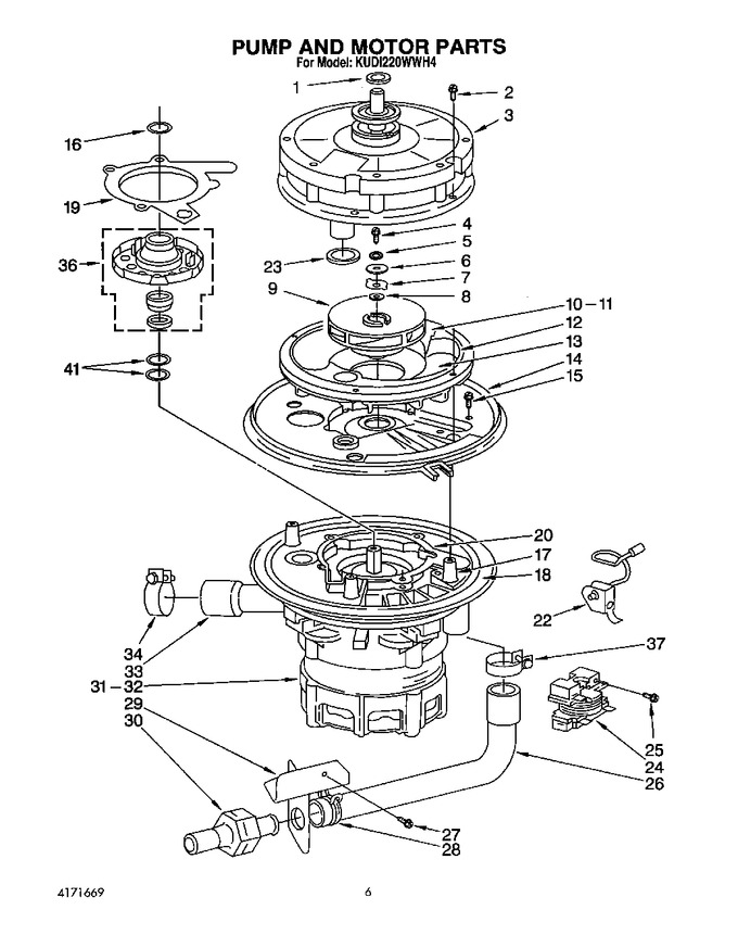 Diagram for KUDI220WWH4