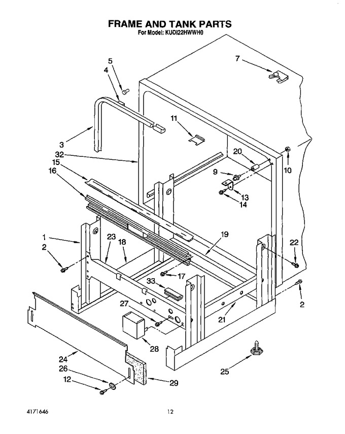 Diagram for KUDI22HWWH0