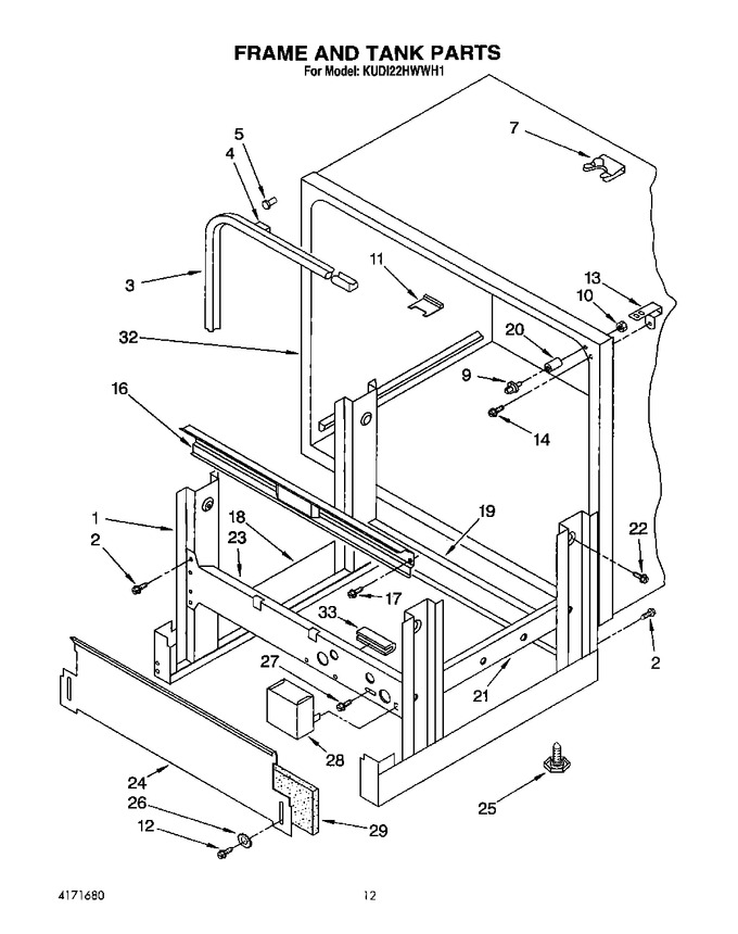Diagram for KUDI22HWWH1