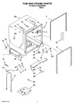Diagram for 07 - Tub And Frame Parts