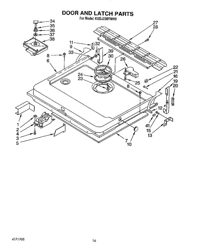Diagram for KUDJ230YWH0