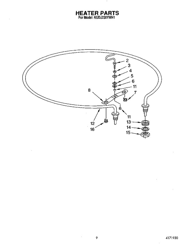 Diagram for KUDJ230YWH1