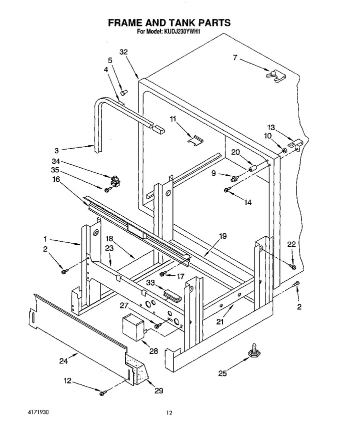 Diagram for KUDJ230YWH1