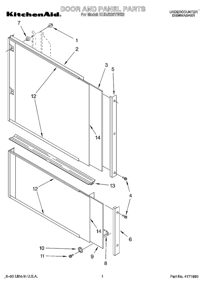 Diagram for KUDJ230YWH2