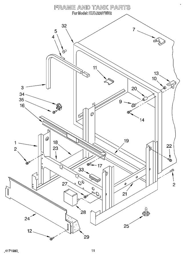 Diagram for KUDJ230YWH2
