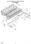 Diagram for 10 - Upper Rack And Track