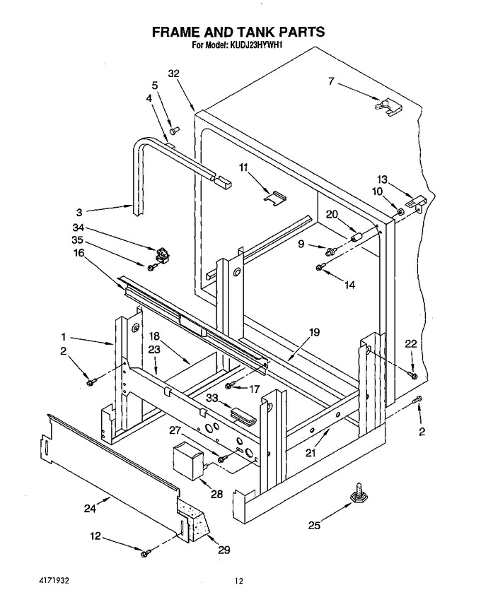 Diagram for KUDJ23HYWH1
