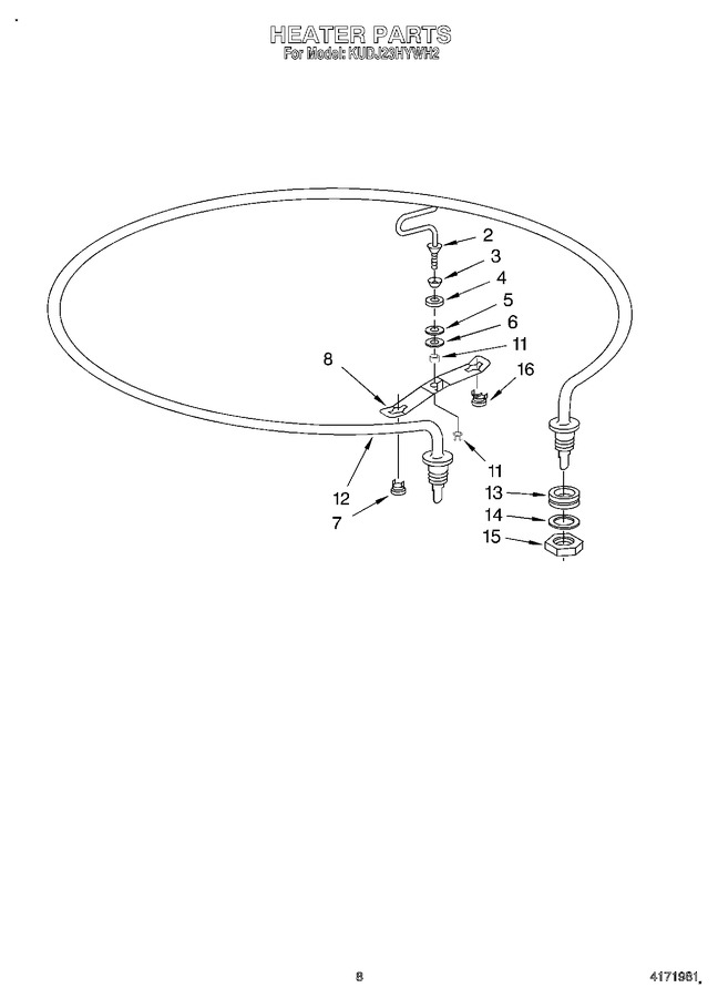 Diagram for KUDJ23HYWH2