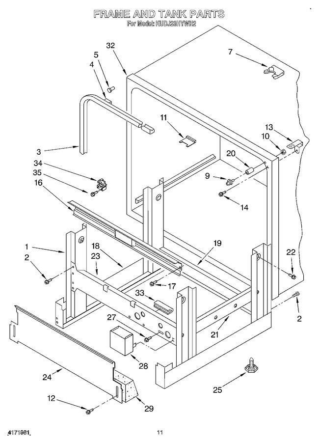 Diagram for KUDJ23HYWH2