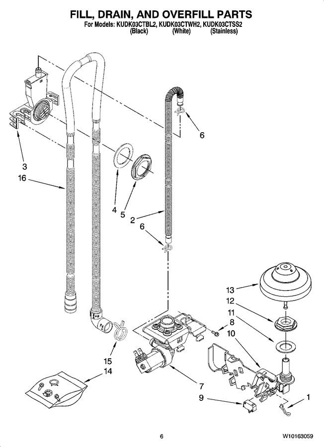 Diagram for KUDK03CTWH2