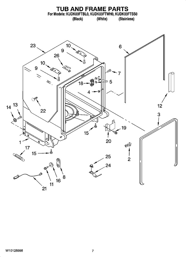 Diagram for KUDK03FTWH0
