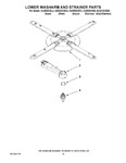Diagram for 11 - Lower Washarm And Strainer Parts