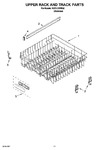 Diagram for 09 - Upper Rack And Track Parts