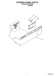 Diagram for 02 - Control Panel Parts