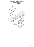 Diagram for 02 - Control Panel Parts