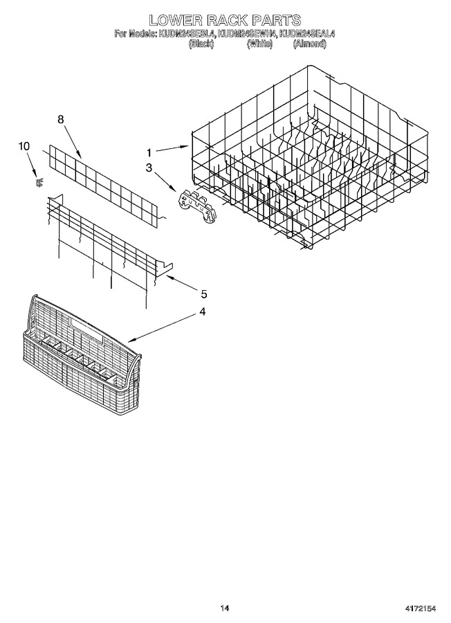 Diagram for KUDM24SEWH4