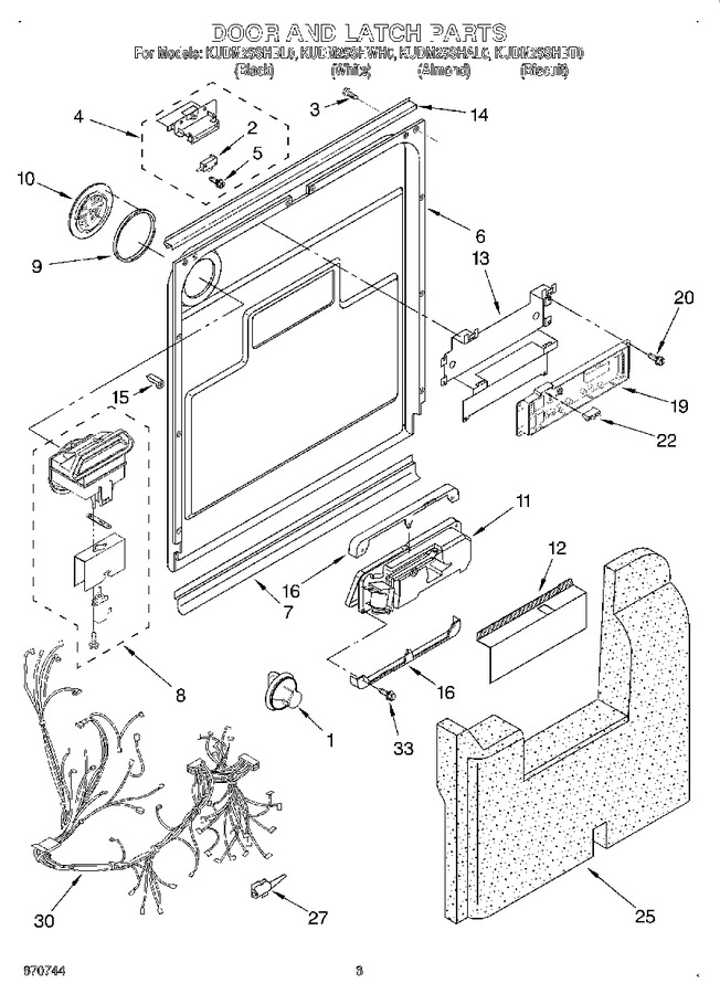 Diagram for KUDM25SHBL0