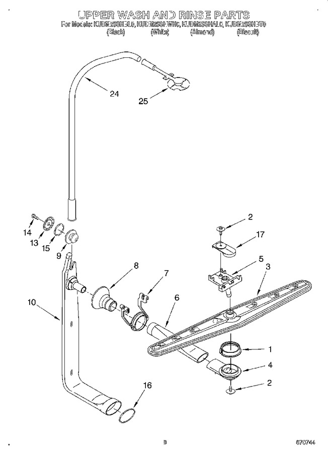 Diagram for KUDM25SHBT0