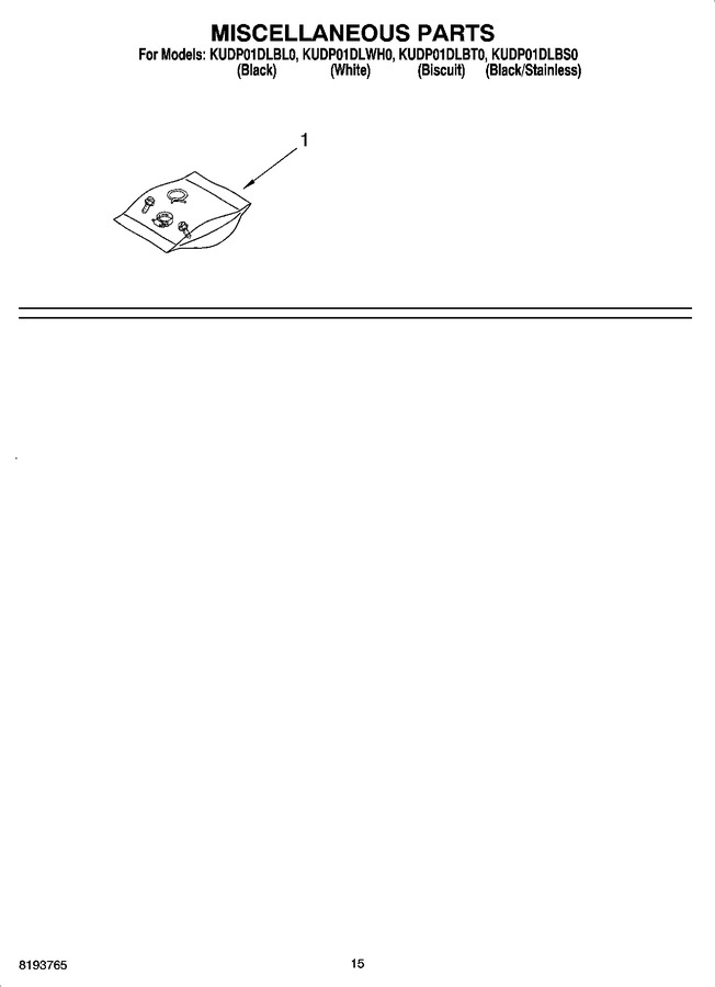 Diagram for KUDP01DLBT0