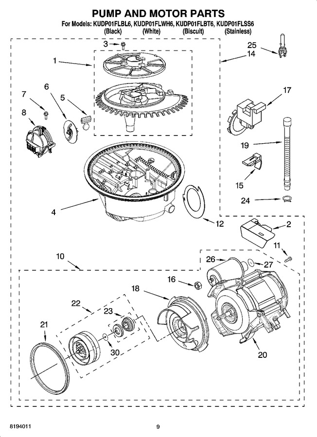 Diagram for KUDP01FLBT6