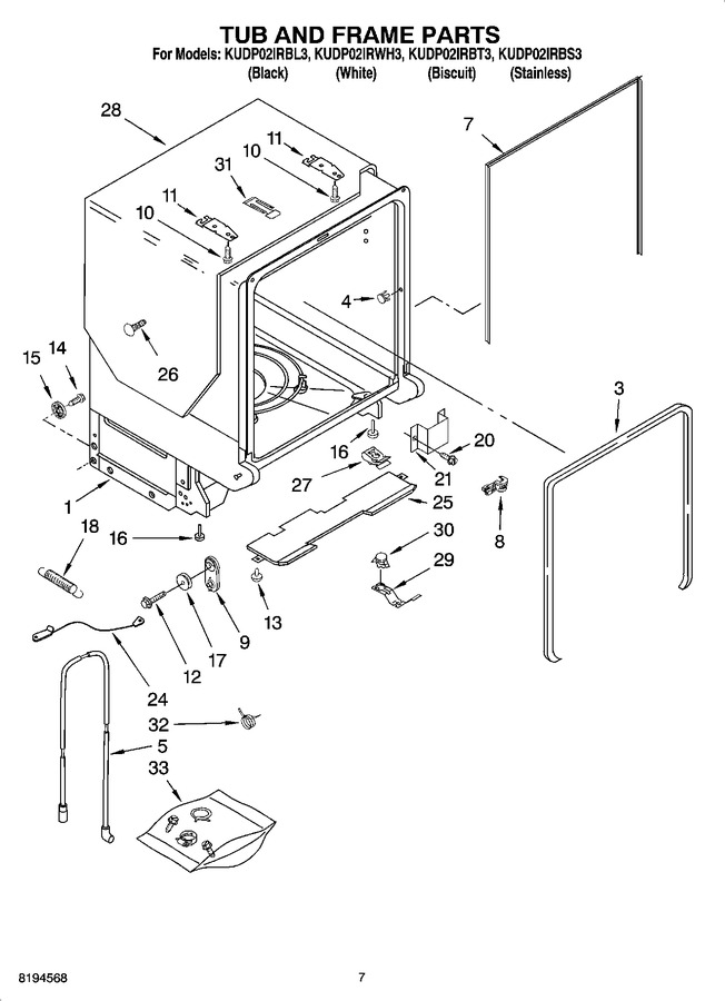 Diagram for KUDP02IRWH3