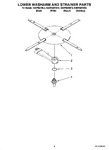 Diagram for 04 - Lower Washarm And Strainer Parts