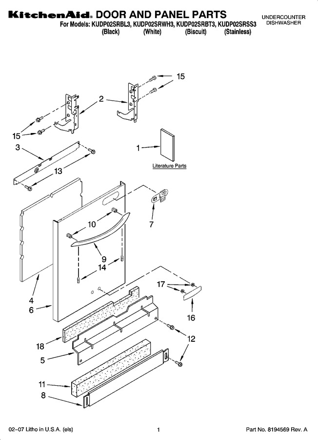 Diagram for KUDP02SRBT3