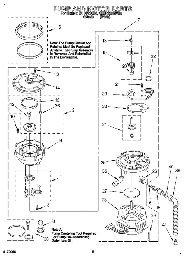 Diagram for KUDP230BWH0