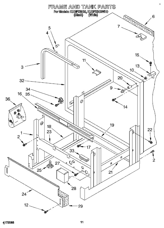 Diagram for KUDP230BWH0