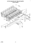 Diagram for 10 - Upper Rack And Track