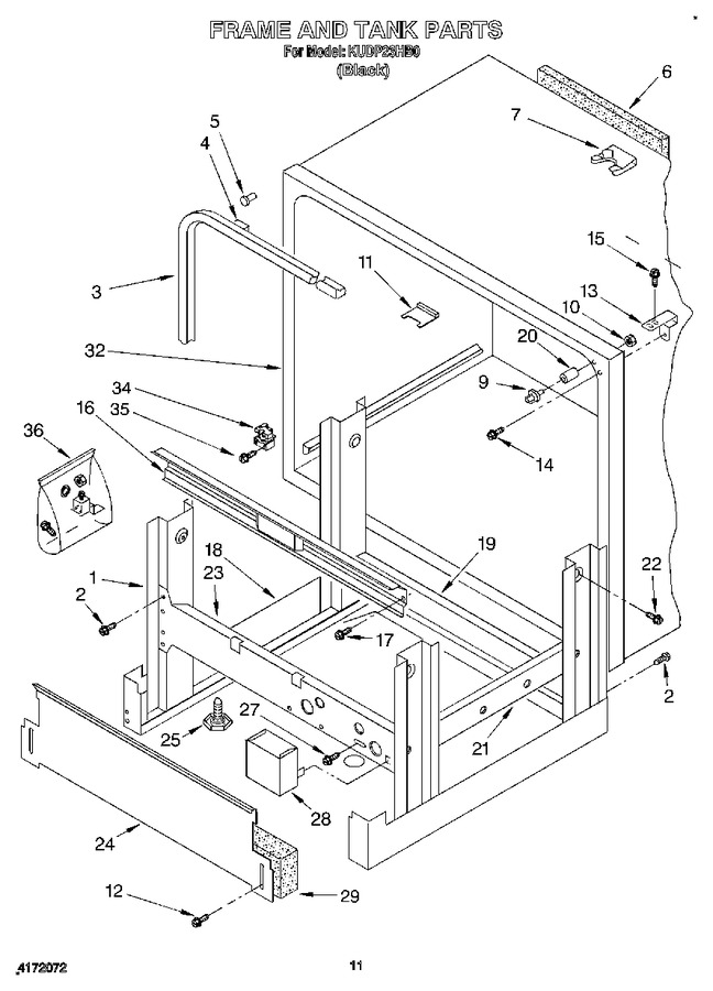Diagram for KUDP23HB0